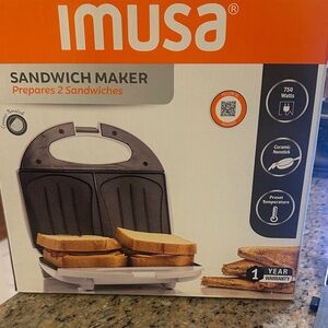 IMUSA Black Sandwich Maker